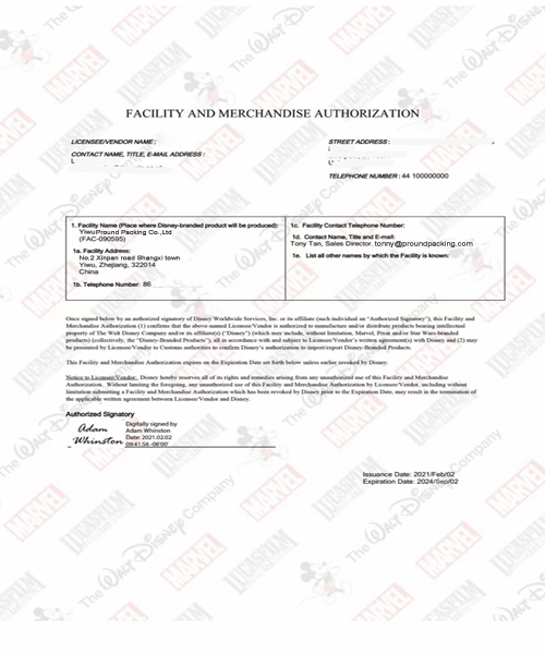 Disney certification