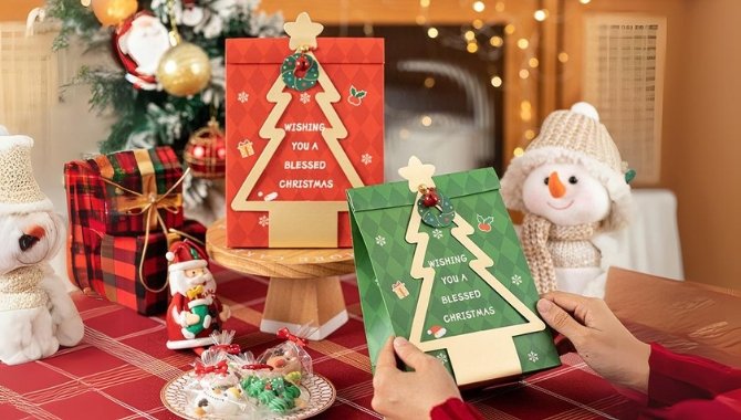 Christmas gift bags-contant block -4