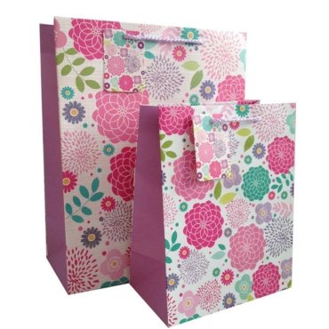 Floral gift bags