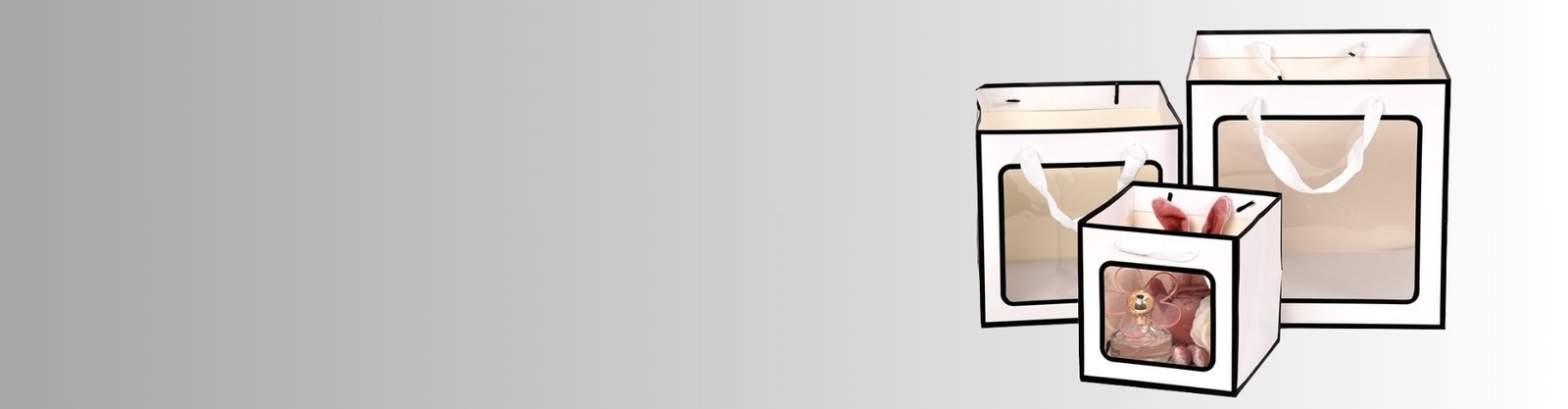 Window gift bags-banner